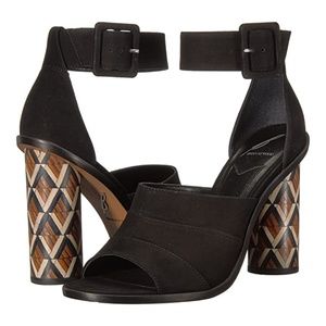 NIB B Brian Atwood B Brady Block Heel Sandal